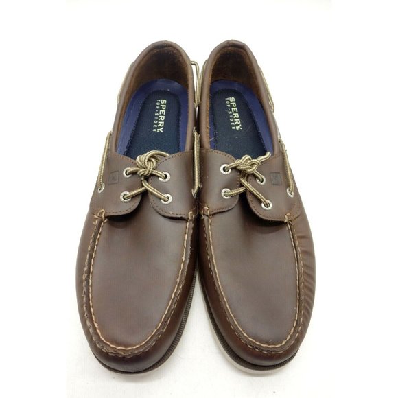 Sperry Top Sider Brown Leather Deck Loafers Shoes Men\'s 14 M main image 11